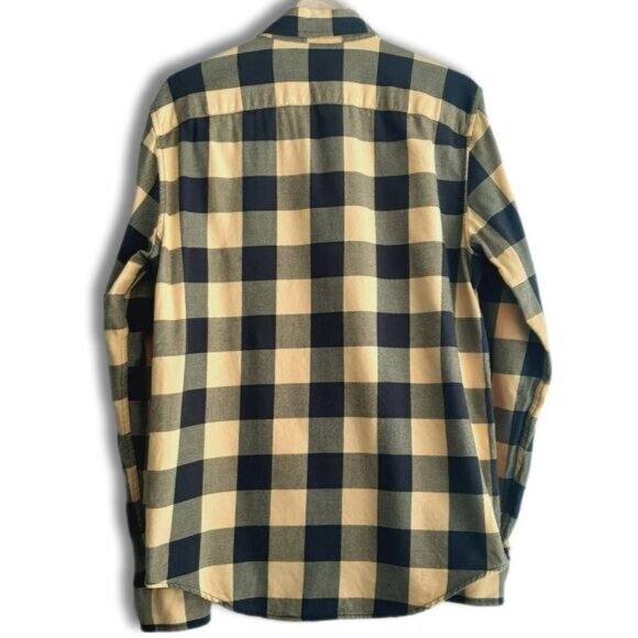 ABERCROMBIE & FITCH Slim Fit Buffalo Check Button Down Casual Shirt Men's Sz M - Picture 8 of 13